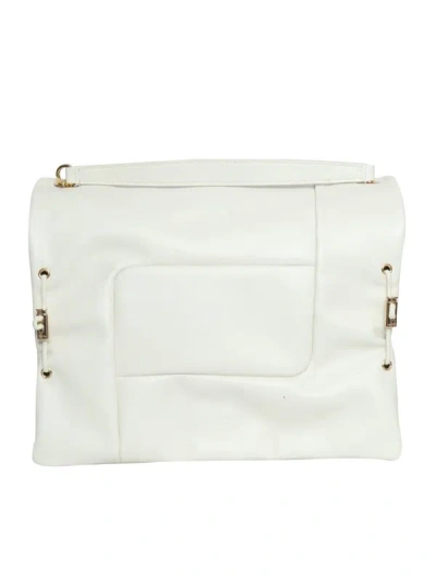 Lancel Hand Held Bag. In White