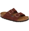 Birkenstock 'arizona' Soft Footbed Suede Sandal In Port Suede