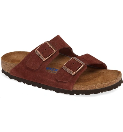 Birkenstock 'arizona' Soft Footbed Suede Sandal In Port Suede