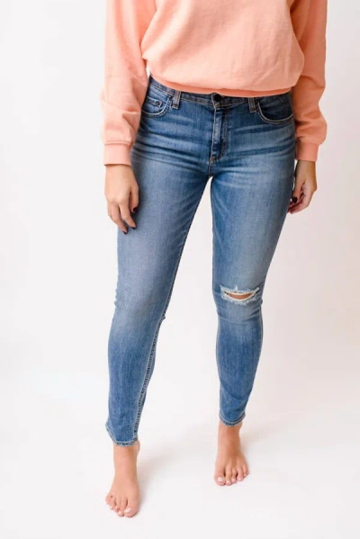 Askk Ny Women's Mid Rise Jax Jeans In Rockaway In Multi