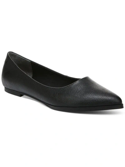 Zodiac Hall Womens Faux Leather Slip-on Loafers In Black