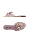 Dolce & Gabbana Sandals In Pink