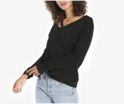 N:philanthropy Boot Long Sleeve Top In Black