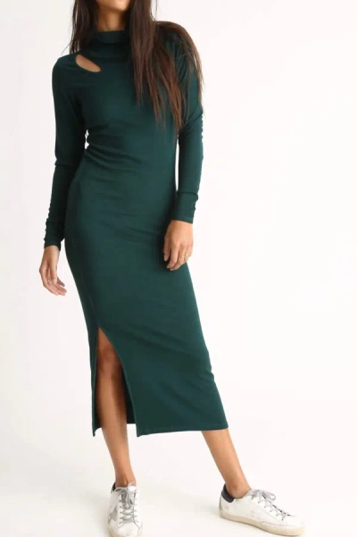 Electric & Rose Sidney Dress In Wintergreen In Green