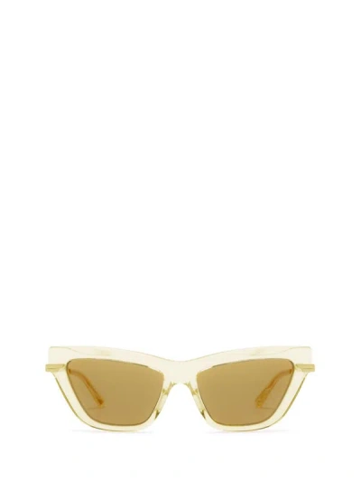 Bottega Veneta Sunglasses In Yellow