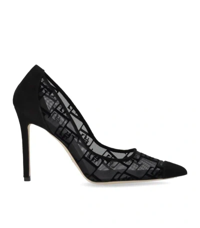 Elisabetta Franchi Black Monogram Pump