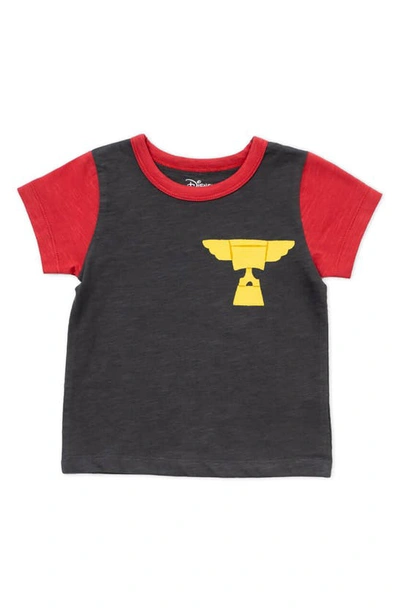 Monica + Andy Babies' Disney Kids' Cars™ Graphic Slub Jersey T-shirt In Charcoal