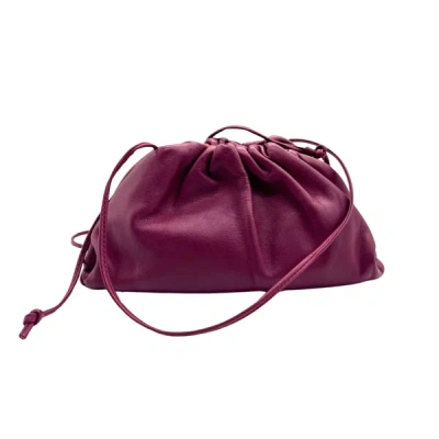 Bottega Veneta Purple Leather Shoulder Bag ()