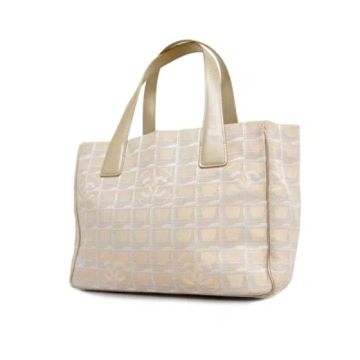 Pre-owned Chanel Beige Synthetic Tote Bag ()