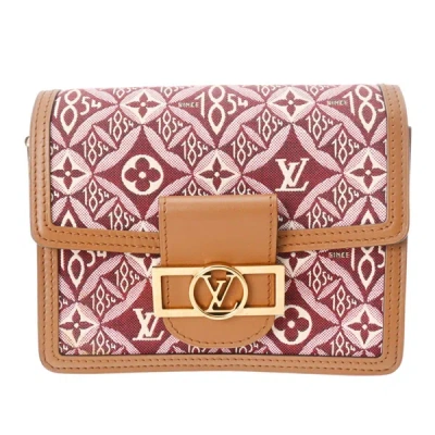 Pre-owned Louis Vuitton Dauphine Mini Pink Canvas Shoulder Bag ()