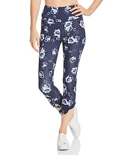 Kate Spade New York Prairie Rose Leggings In Adriatic Blue