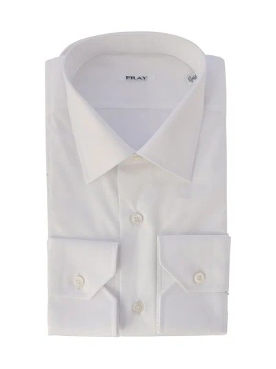 Fray Classic Cotton Shirt In White