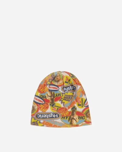 Hysteric Glamour Typical Hysteric Beanie In Multicolor