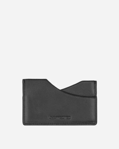 Unaffected Wavy Card Holder In Black