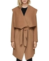 Soia & Kyo Exaggerated Shawl Collar Coat In Almond