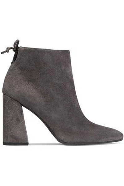 Stuart Weitzman Woman Grandiose Suede Ankle Boots Anthracite
