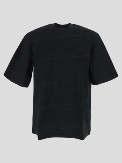 Burberry T-shirts And Polos In Black