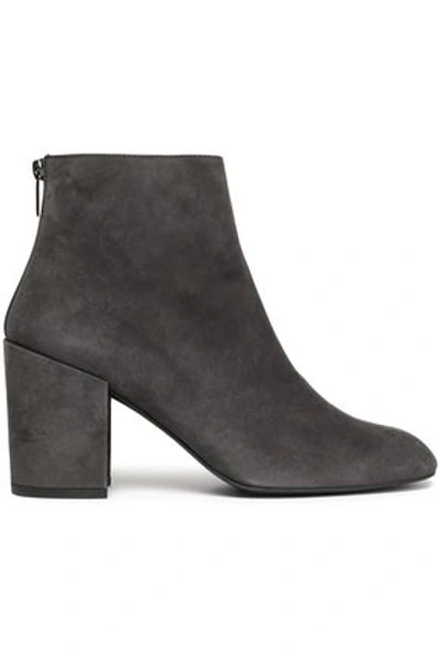 Stuart Weitzman Woman Suede Ankle Boots Anthracite