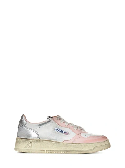 Autry Trainers Medalist Low Super Vintage  In Bianco