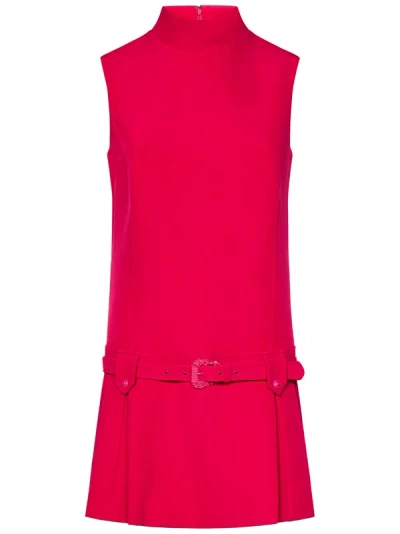 Versace Jeans Couture Abito Mini  In Pink