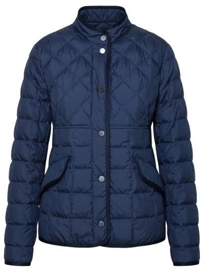 Moncler Woman  Courlis' Blue Recycled Polyester Down Jacket