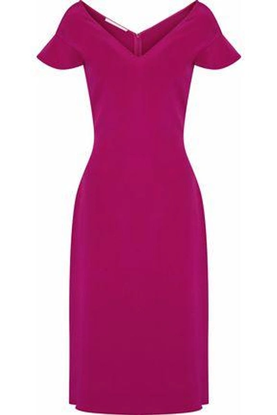 Antonio Berardi Satin-crepe Dress In Magenta