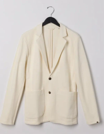 Billy Reid Ottoman Knit Sport Coat - Tinted White