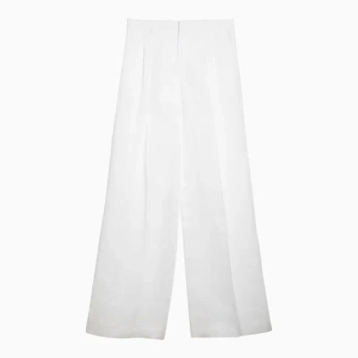 Chloé Wide Trousers In In White