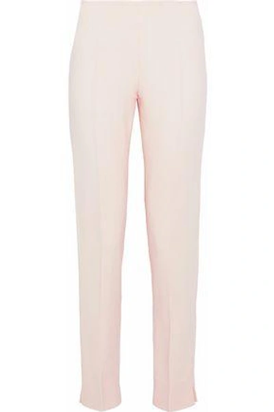 Antonio Berardi Woman Stretch-crepe Straight-leg Pants Pastel Pink