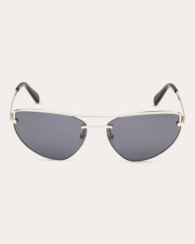 Emilio Pucci Women's Goldtone & Smoke Cat-eye Sunglasses In Goldtone/smoke