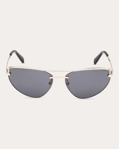 Pucci Women's Goldtone & Smoke Cat-eye Sunglasses In Gold/smoke