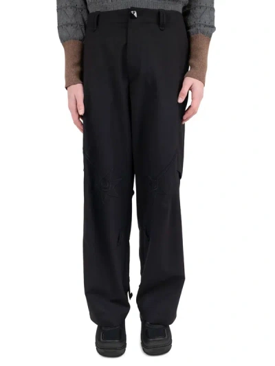 Kiko Kostadinov Men Nesebur Embroidered Trouser In Night