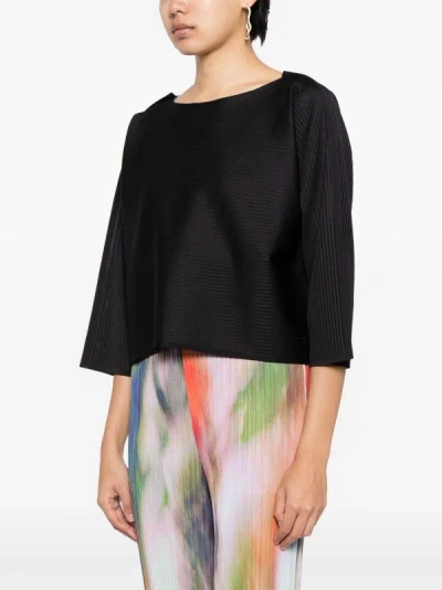 Issey Miyake Pleats Please  Women A-poc Tops Shirt In 15 Black