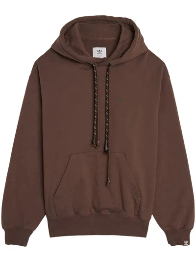 Song For The Mute X Adidas Unisex Sftm Hoodie In Brown