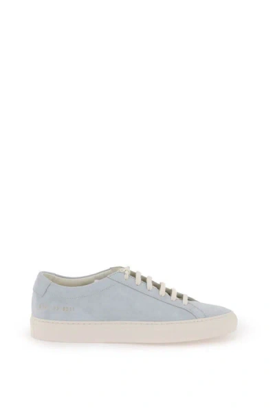 Common Projects Suede Original Achilles Trainers In Blue