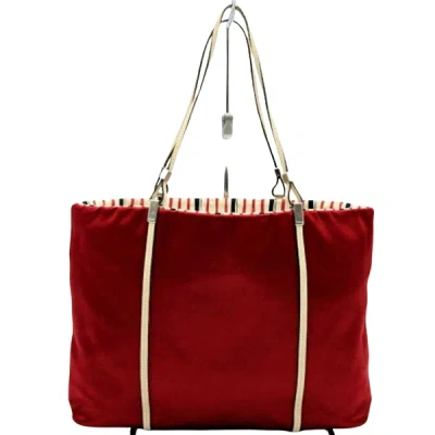 Prada Synthetic Tote Bag () In Red