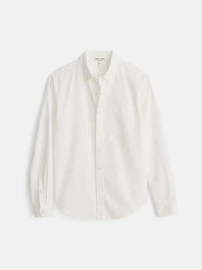 Alex Mill Mill Shirt In Cotton Twill In White