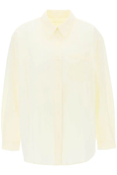 Skall Studio Camicia Oversize Edgar In Cotone Organico In Yellow