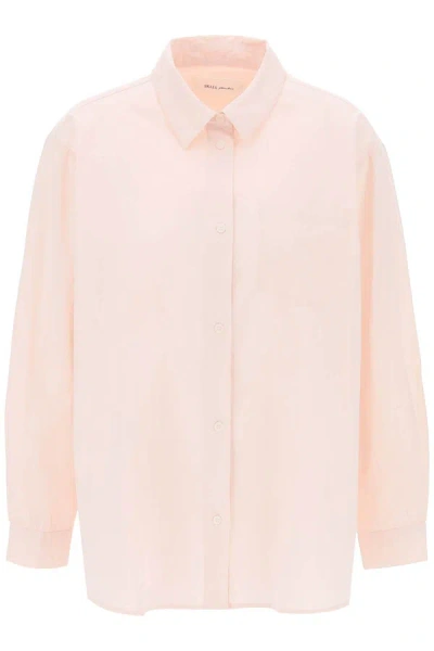 Skall Studio Camicia Oversize Edgar In Cotone Organico In Pink