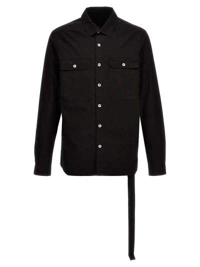 Drkshdw Outershirt Shirt In Black Cotton