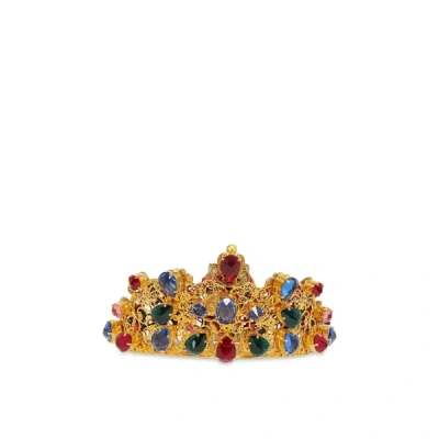 Dolce & Gabbana Metal Crown In Gold