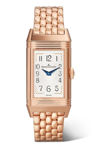 Jaeger-lecoultre Reverso One Duetto Moon 20mm Rose Gold And Diamond Watch