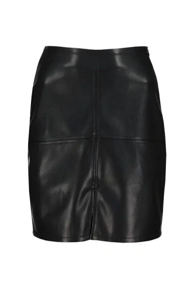 Bishop + Young Cami Vegan Leather Skirt In Black