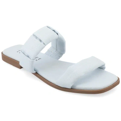 Journee Collection Collection Women's Tru Comfort Foam Pegie Sandals In Blue