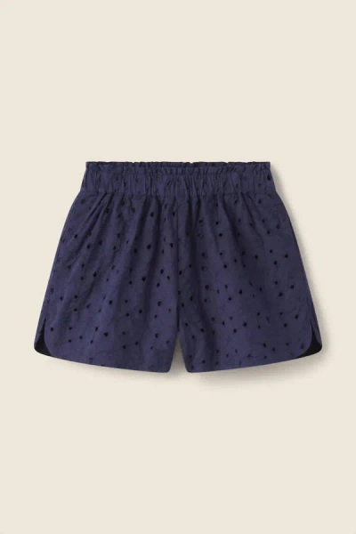 Trovata Lucy Short In Inkwell Eyelet In Multi