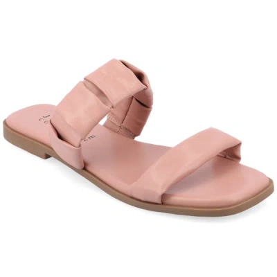 Journee Collection Collection Women's Tru Comfort Foam Pegie Sandals In Pink