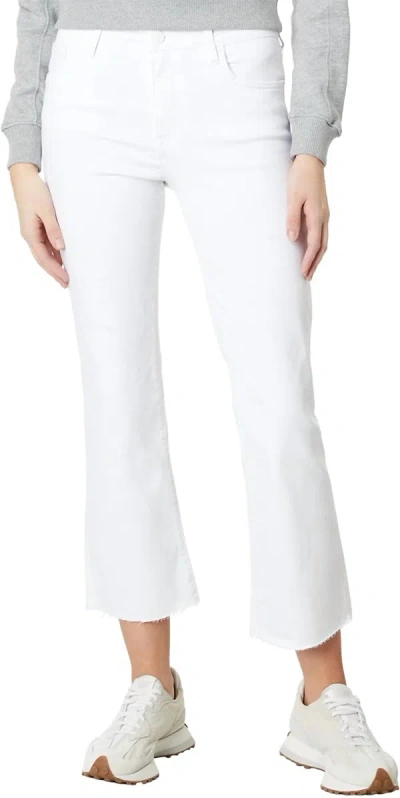 Kut From The Kloth Kelsey High Rise Ankle Flare Jeans In Optic White