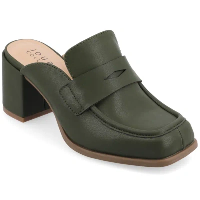 Journee Collection Collection Women's Tru Comfort Foam Bayley Pumps In Green
