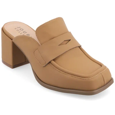 Journee Collection Collection Women's Tru Comfort Foam Bayley Pumps In Beige