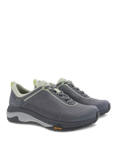 Dansko Women's Makayla Waterproof Walking Shoe In Grey